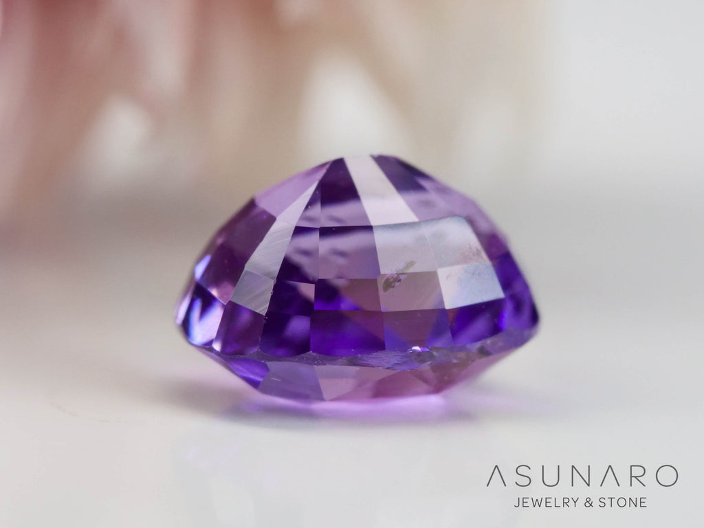 パープルサファイア 　クッションカット　 スリランカ産　1.17ct【241024-2334】