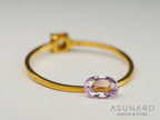 桜カラーサファイア 　オーバルカット　 スリランカ産　0.50ct【241024-2336】