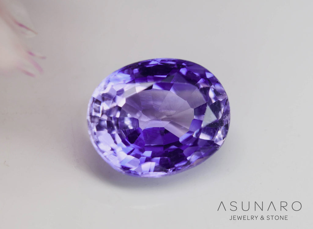 バイカラーサファイア 　オーバルカット　 スリランカ産　0.45ct【241024-2337】