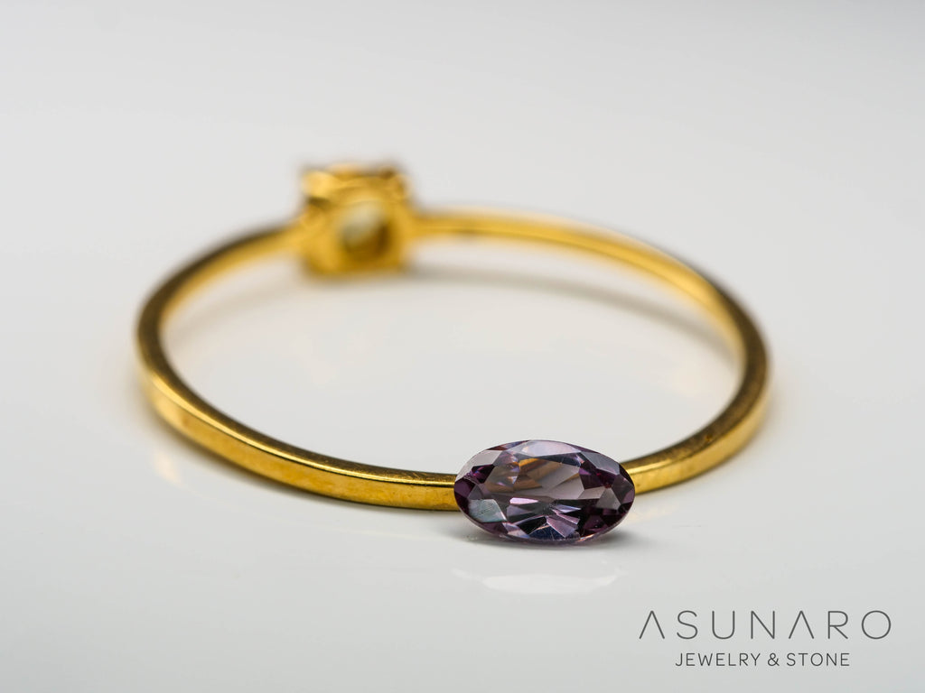 カラーチェンジガーネット　オーバルカット　 ベキリー産　0.21ct　【241030-2380】