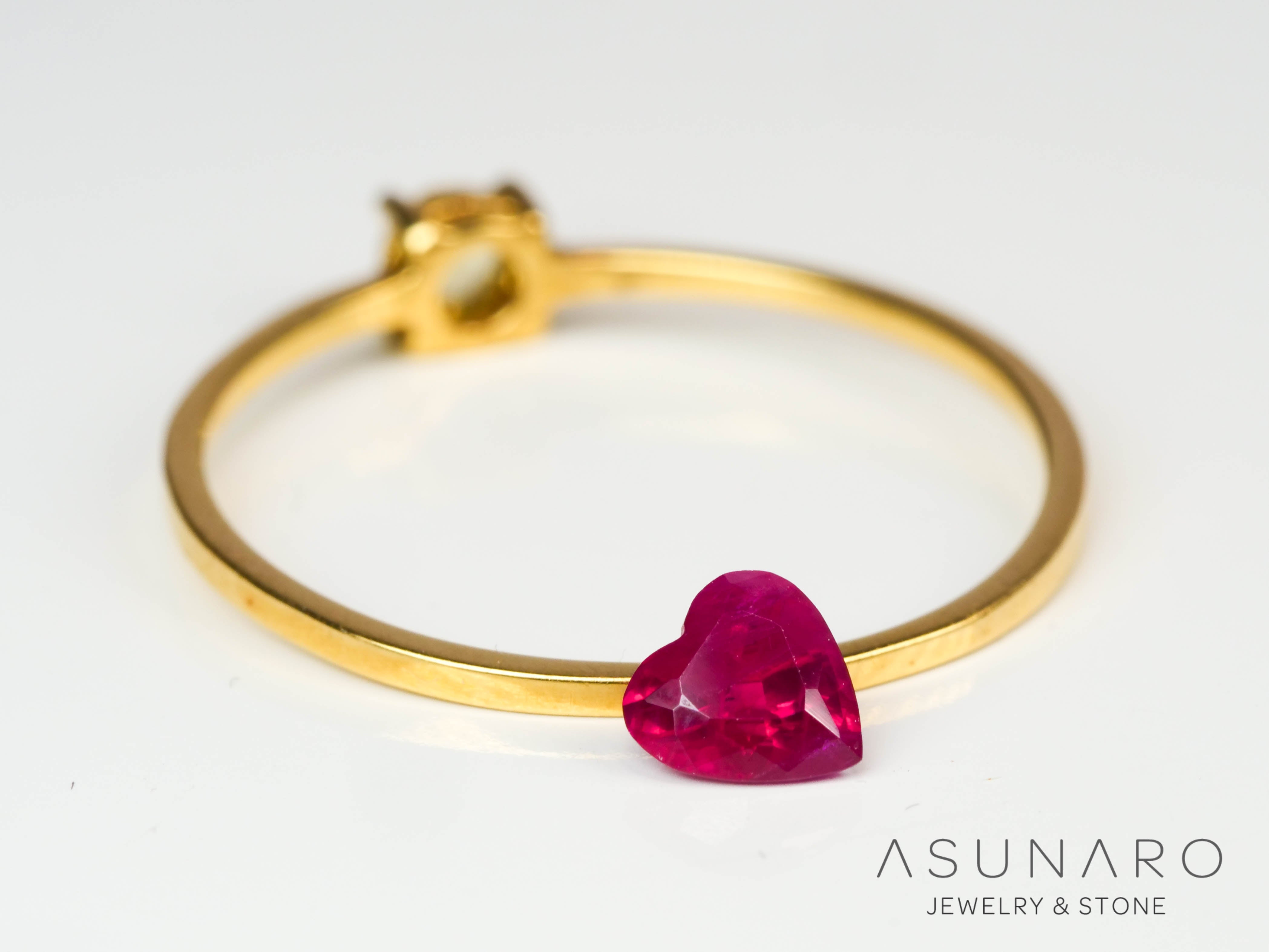 ルビー ハートカット タイ産 0.36ct 【240731-2381】 – ASUNARO STONE