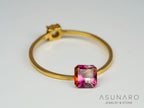 パーティーカラートルマリン　エメラルドカット　アフガニスタン産　0.59ct【241009-2438】