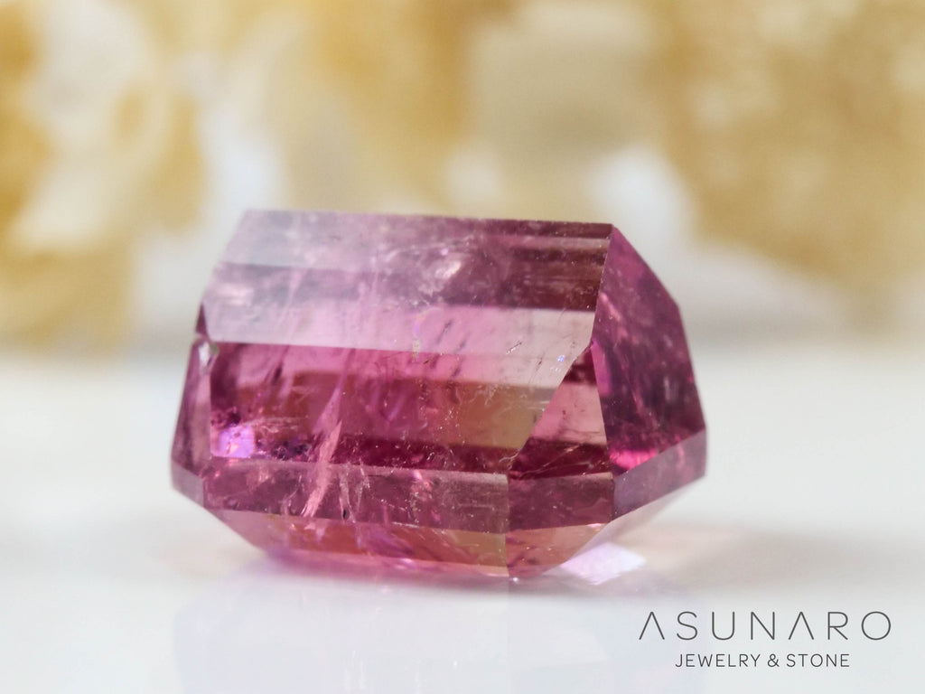 バイカラートルマリン　エメラルドカット　アフガニスタン産　2.04ct【241009-2444】