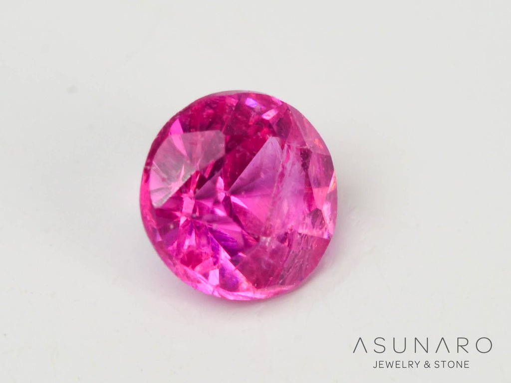 ジェダイスピネル 　ラウンドカット　ビルマ産　0.13ct　【240823-2429】