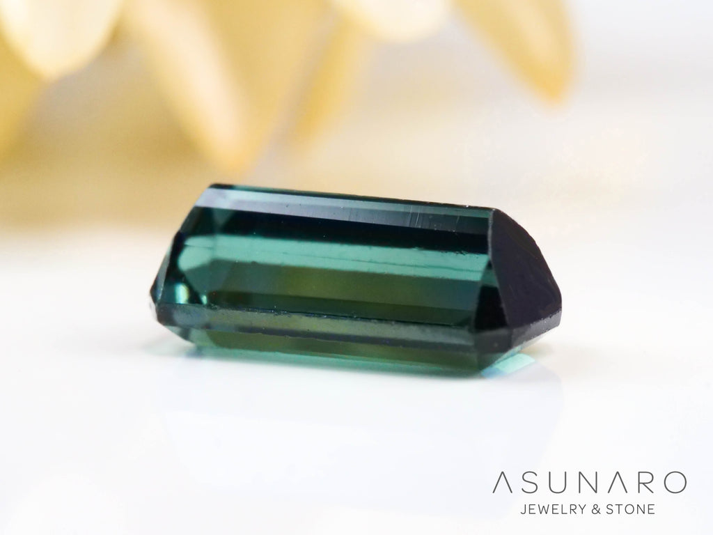 ラグーントルマリン 　エメラルドカット　アフガニスタン産 　0.95ct【241024-2459】