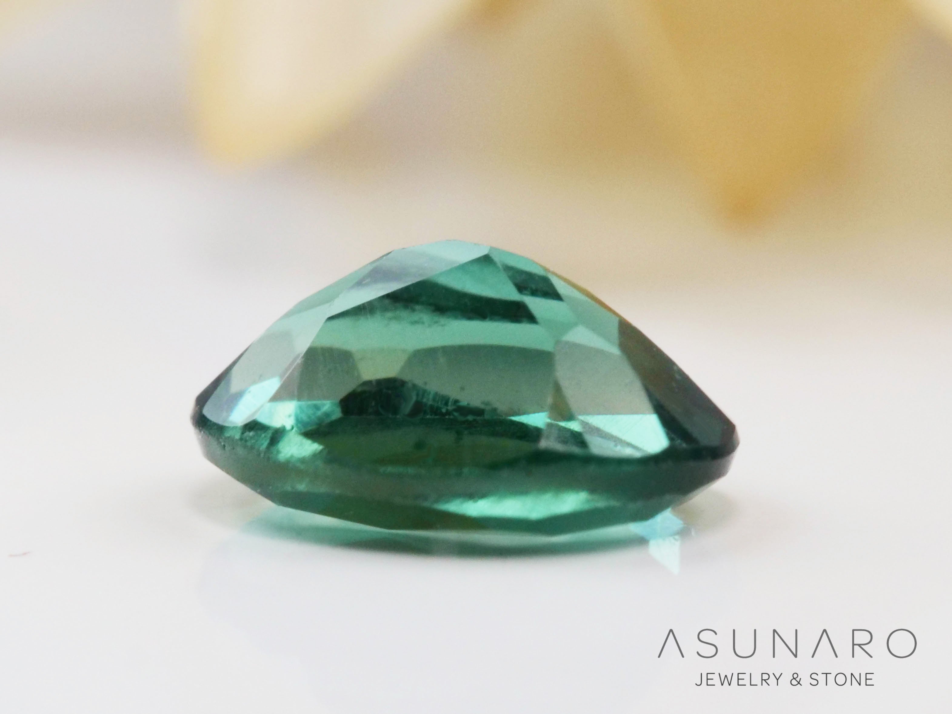 ラグーントルマリン オーバルカット アフガニスタン産 0.44ct【241024