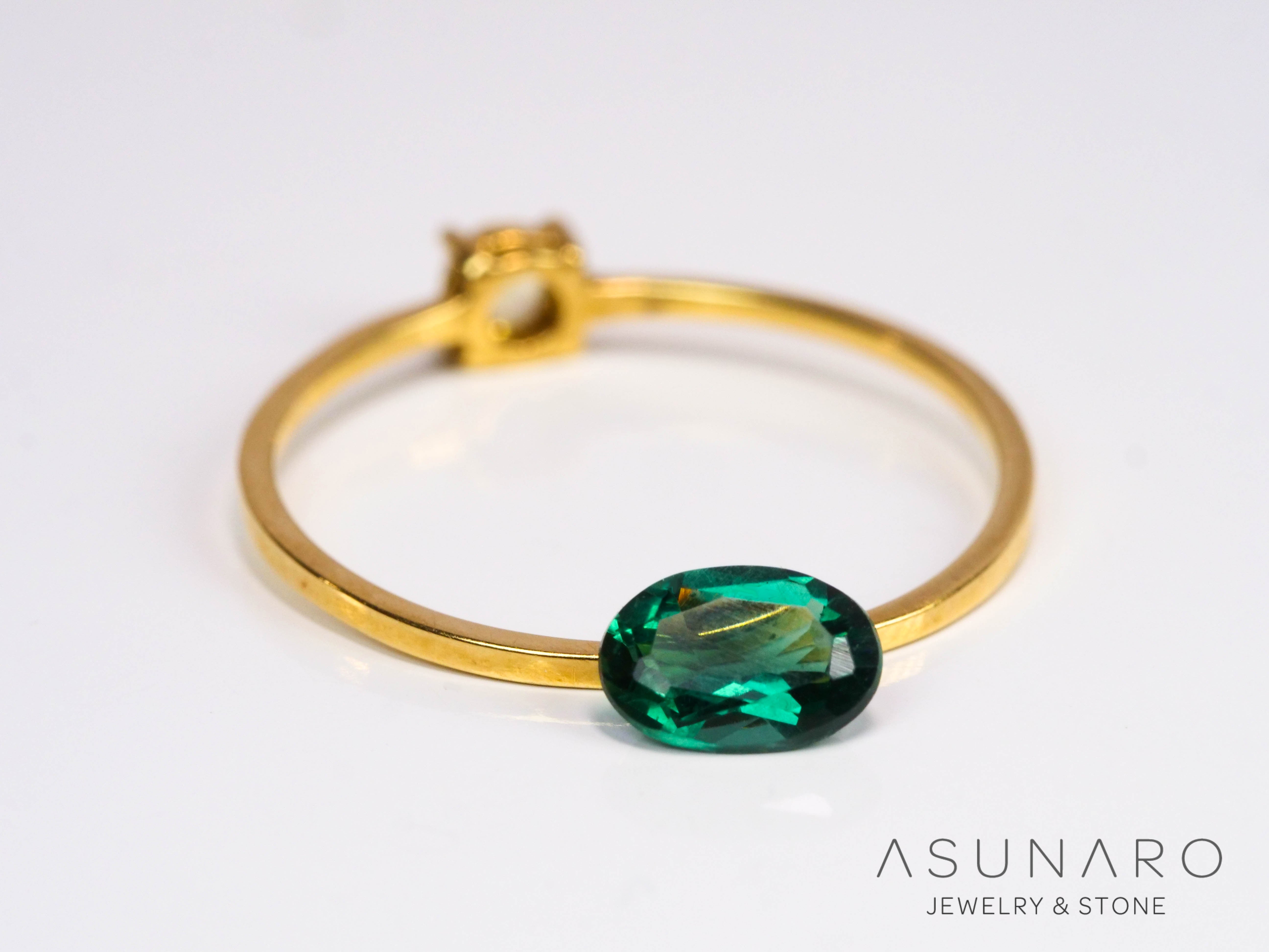 ラグーントルマリン オーバルカット アフガニスタン産 0.44ct【241024