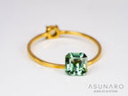 ミントブルートルマリン 　アッシャーカット　アフガニスタン産 　0.78ct【241024-2462】