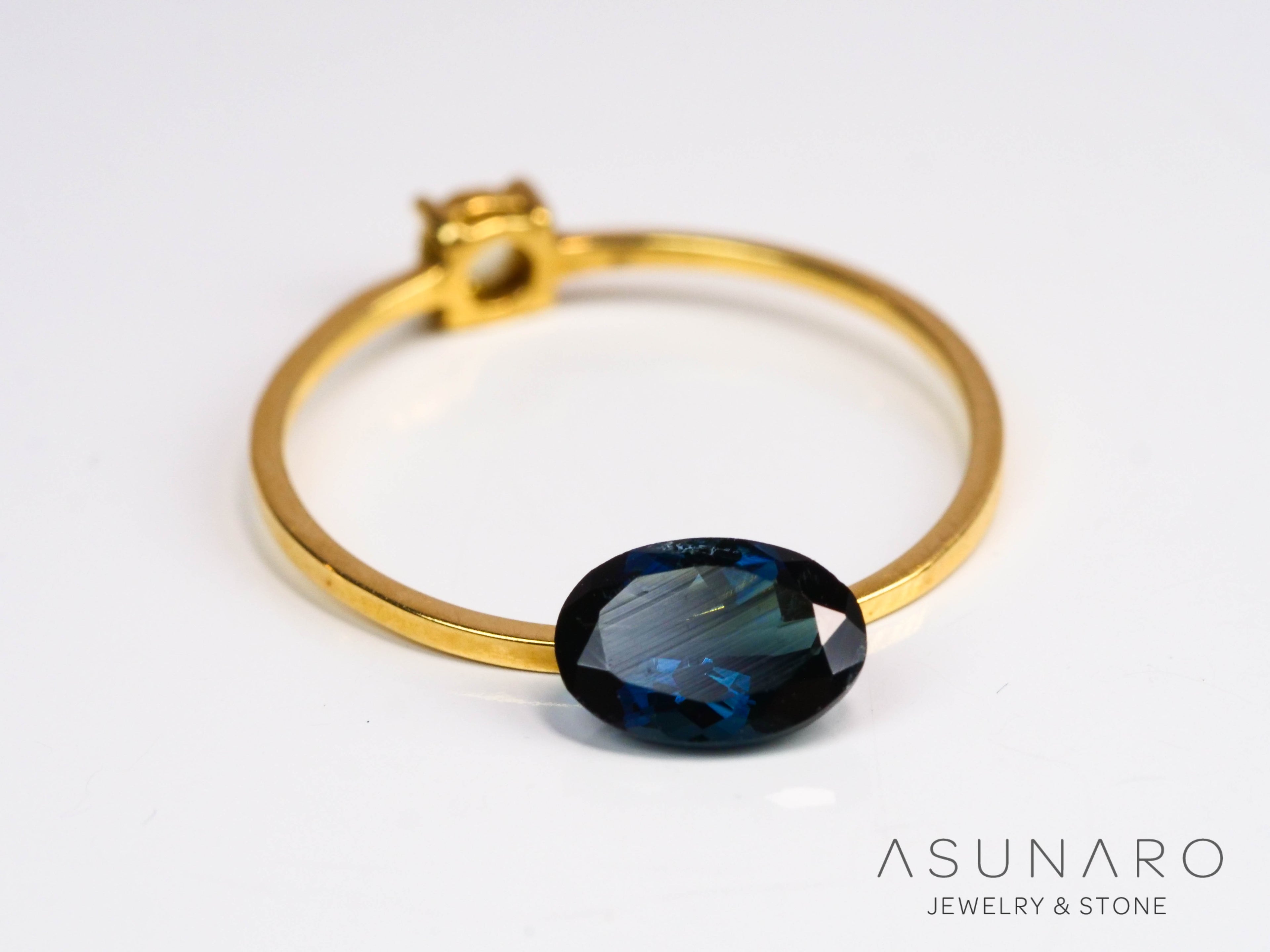 ブルートルマリン 　オーバルカット　アフガニスタン産 　0.77ct【241024-2463】