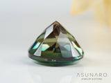 バイカラーアンデシン　ラウンドカット　チベット産　0.89ct【240903-2499】