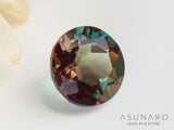 バイカラーアンデシン　ラウンドカット　チベット産　0.82ct【240903-2500】