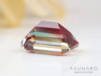 バイカラーアンデシン　エメラルドカット　チベット産　0.58ct【241005-2509】