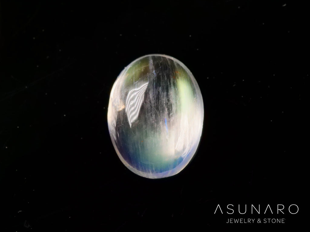 アンデシンラブラドライト　カボション　マダガスカル産　0.28ct【241118-2478】