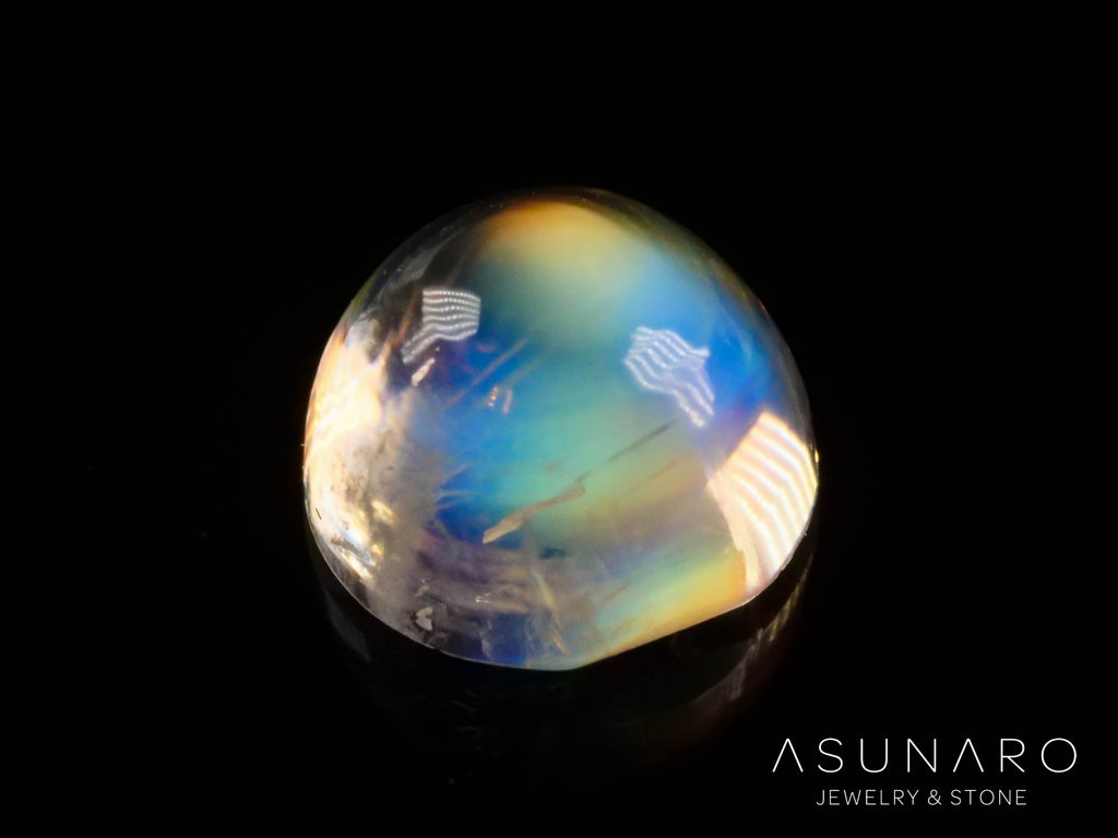 アンデシンラブラドライト　カボション　マダガスカル産　0.57ct【241118-2479】