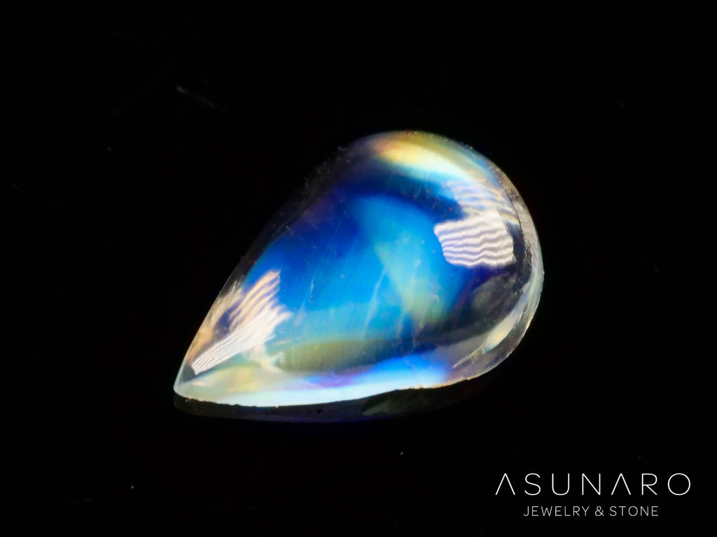 アンデシンラブラドライト　カボション　マダガスカル産　0.27ct【241118-2481】