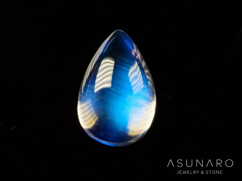 アンデシンラブラドライト　カボション　マダガスカル産　0.46ct【241118-2482】