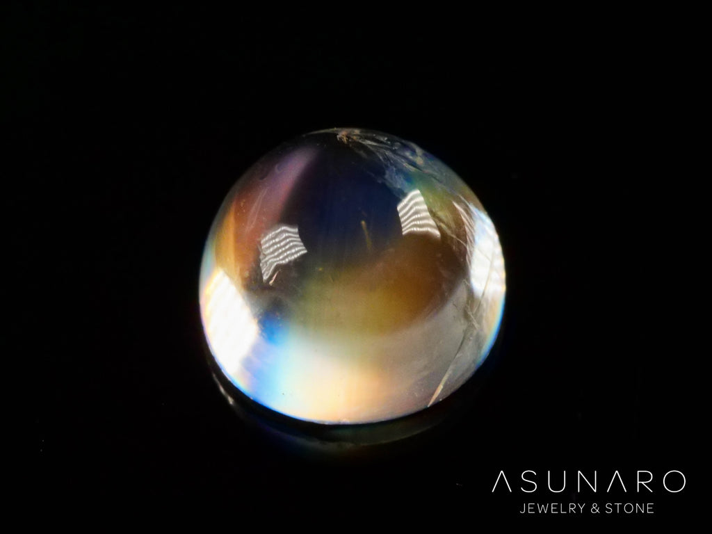 アンデシンラブラドライト　カボション　マダガスカル産　0.54ct【241118-2483】