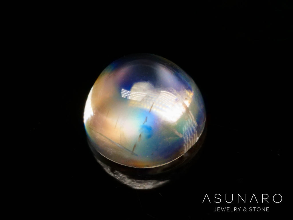 アンデシンラブラドライト　カボション　マダガスカル産　0.54ct【241118-2483】