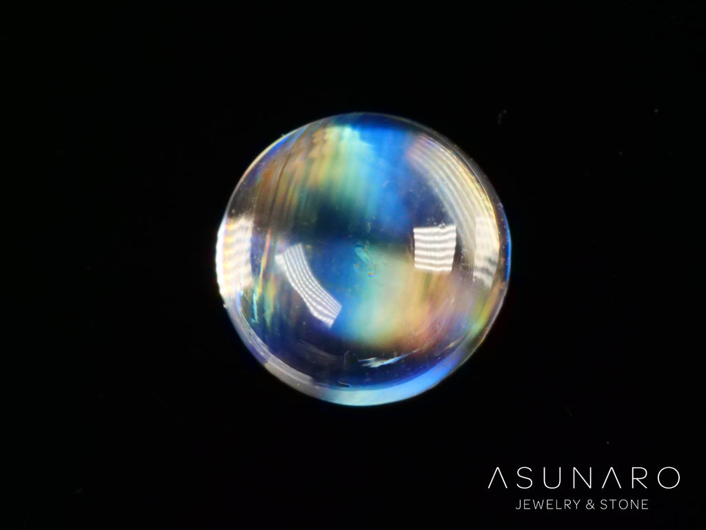 アンデシンラブラドライト　カボション　マダガスカル産　0.50ct【241118-2485】