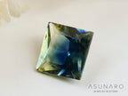 バイカラーサファイア 　プリンセスカット　 スリランカ産　0.34ct【241028-2542】