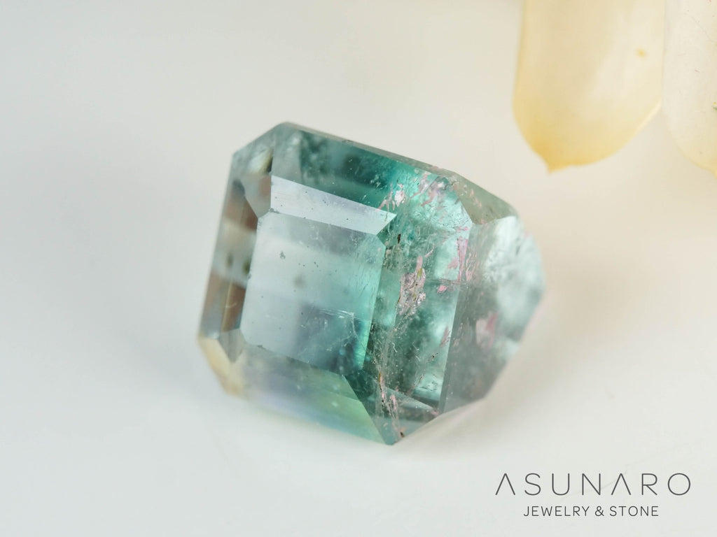 パーティーカラードトルマリン　エメラルドカット　アフガニスタン産　1.63ct【241106-2546】