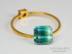 バイカラートルマリン　エメラルドカット　アフガニスタン産　2.00ct【241106-2551】