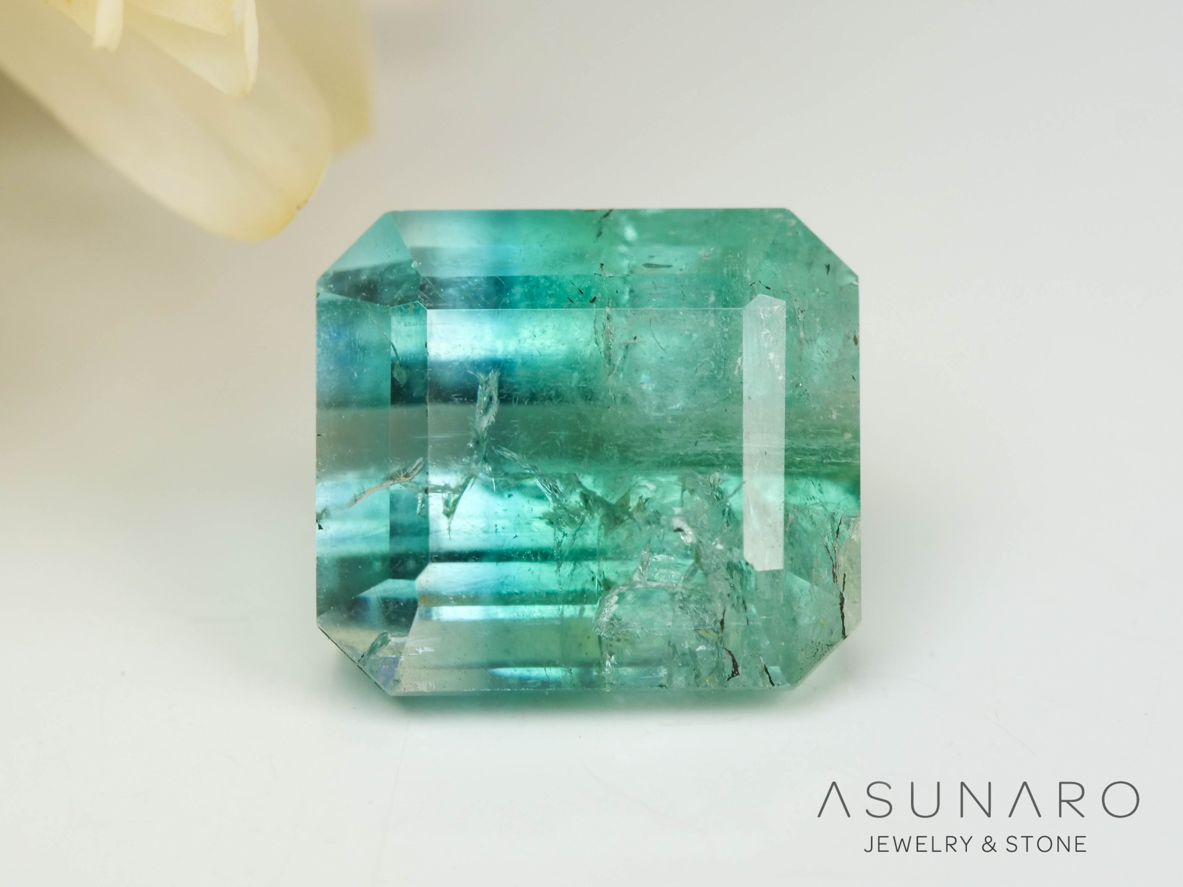 バイカラートルマリン　エメラルドカット　アフガニスタン産　2.30ct【241106-2557】