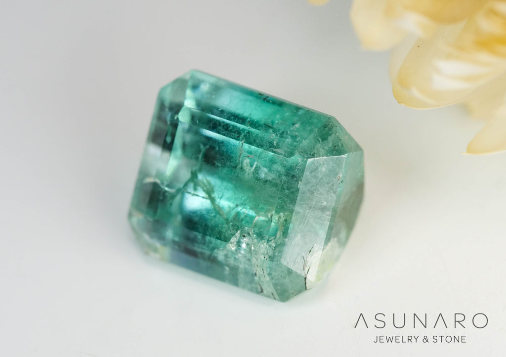 バイカラートルマリン　エメラルドカット　アフガニスタン産　2.30ct【241106-2557】