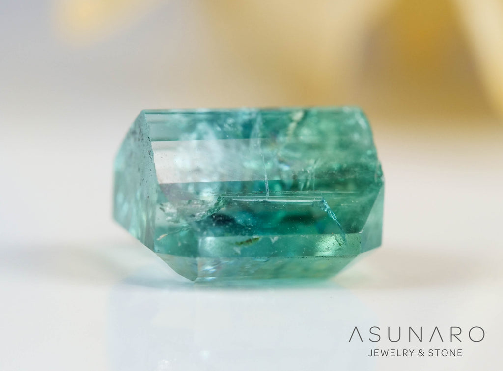 バイカラートルマリン　エメラルドカット　アフガニスタン産　1.24ct【241106-2558】