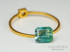 バイカラートルマリン　エメラルドカット　アフガニスタン産　1.24ct【241106-2558】