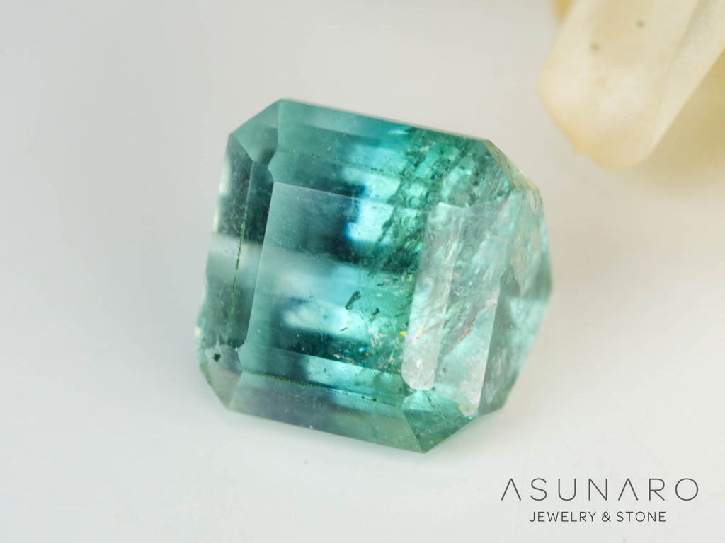 バイカラートルマリン　エメラルドカット　アフガニスタン産　1.33ct【241106-2559】