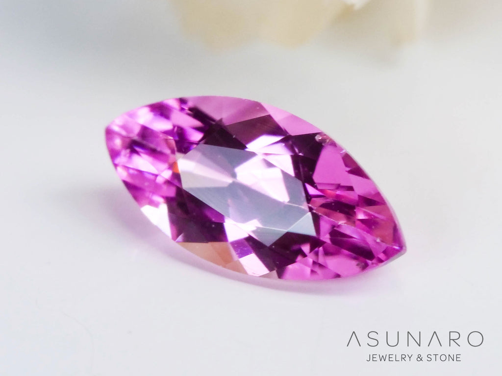 ピンクスピネル 　マーキスカット　スリランカ産　0.21ct　【241026-2626】