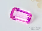 ピンクスピネル 　エメラルドカット　スリランカ産　0.18ct　【241026-2627】