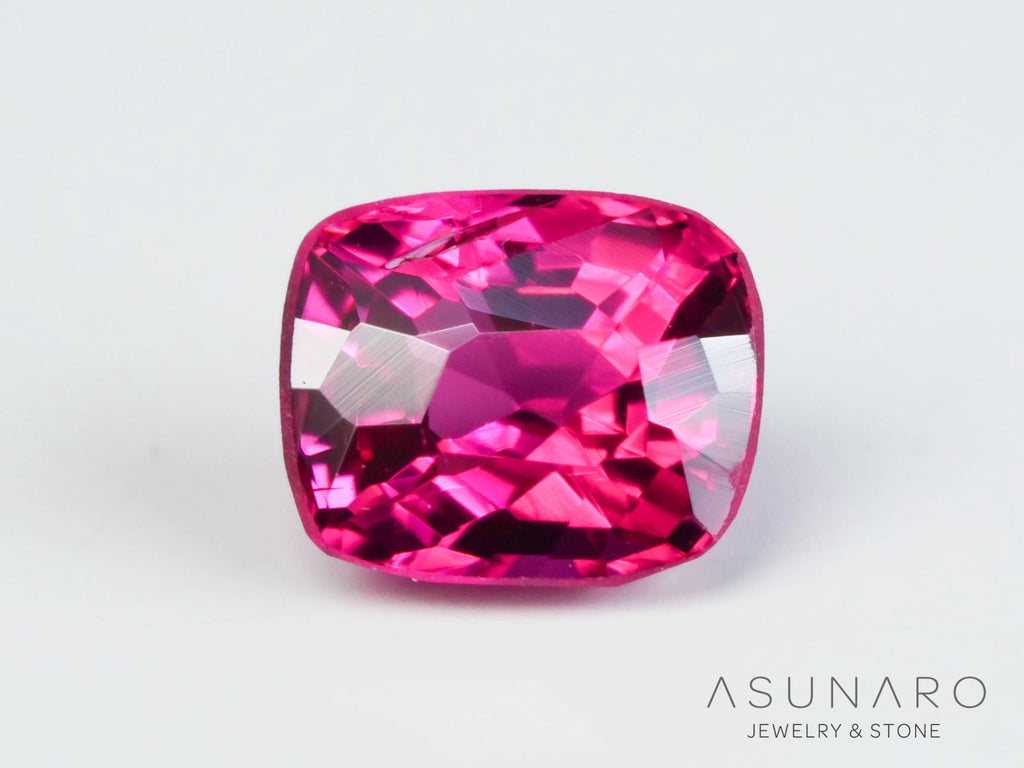 ピンクスピネル 　クッションカット　スリランカ産　0.24ct　【241026-2631】