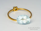アクアマリン　オーバルカット ブラジル産　0.75ct【241105-2651】