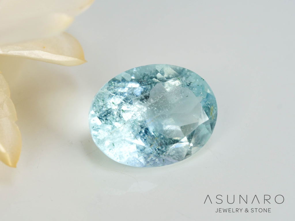 アクアマリン　オーバルカット ブラジル産　1.23ct【241105-2654】