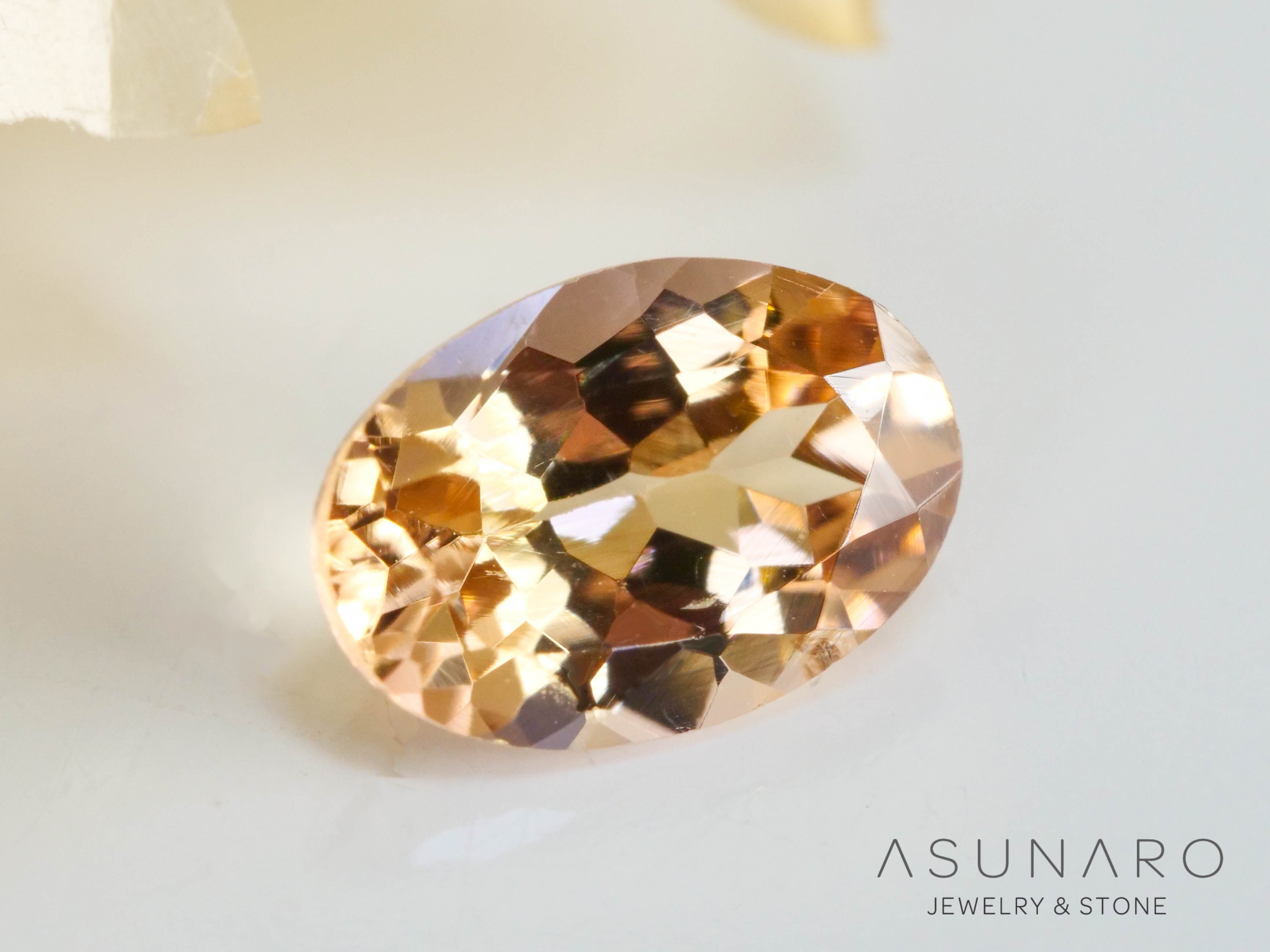 バイカラーゾイサイト（タンザナイト）  オーバルカット　タンザニア産　0.47ct【241122-2610】