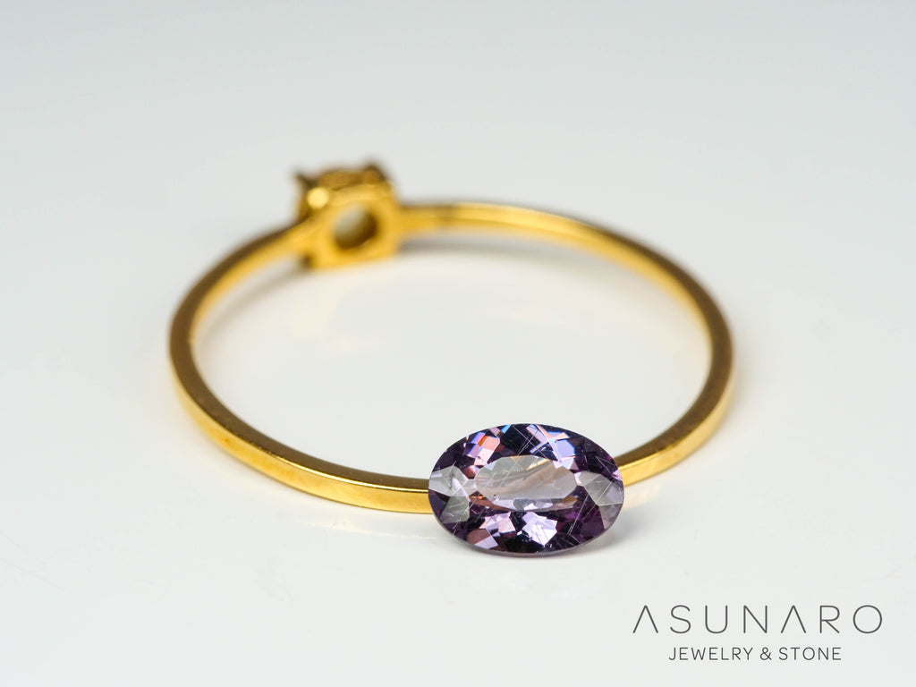 ベキリーブルーガーネット　オーバルカット　 マダガスカル産　0.51ct【250117-2658】