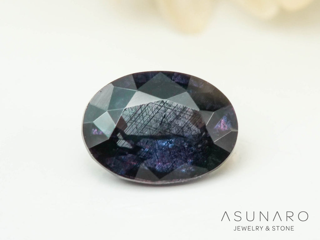 ベキリーブルーガーネット　オーバルカット　 マダガスカル産　0.20ct【250117-2659】