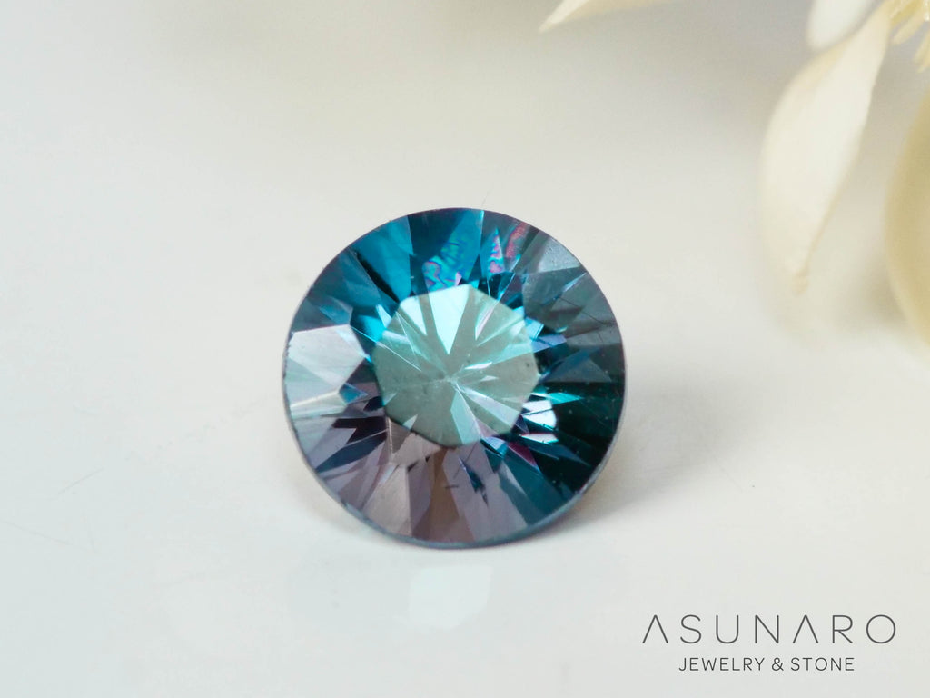 ベキリーブルーガーネット　ラウンドカット　 マダガスカル産　0.20ct【250117-2662】