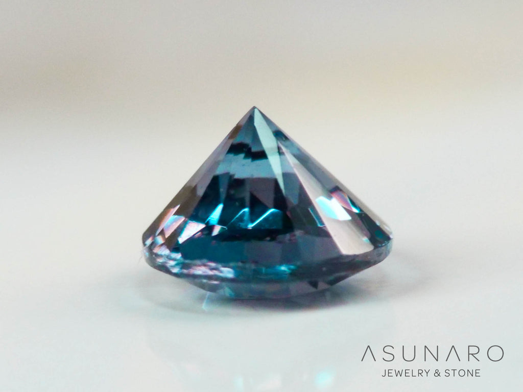 ベキリーブルーガーネット　ラウンドカット　 マダガスカル産　0.20ct【250117-2662】