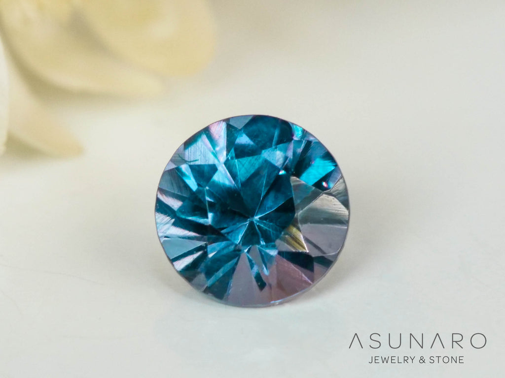 ベキリーブルーガーネット　ラウンドカット　 マダガスカル産　0.21ct【250117-2663】