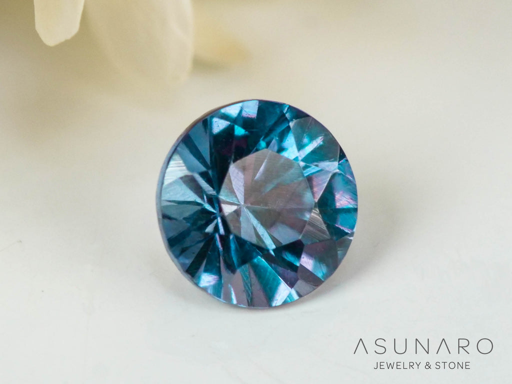 ベキリーブルーガーネット　ラウンドカット　 マダガスカル産　0.21ct【250117-2663】