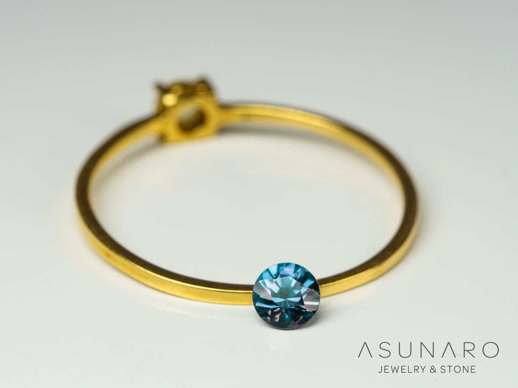 ベキリーブルーガーネット　ラウンドカット　 マダガスカル産　0.21ct【250117-2663】