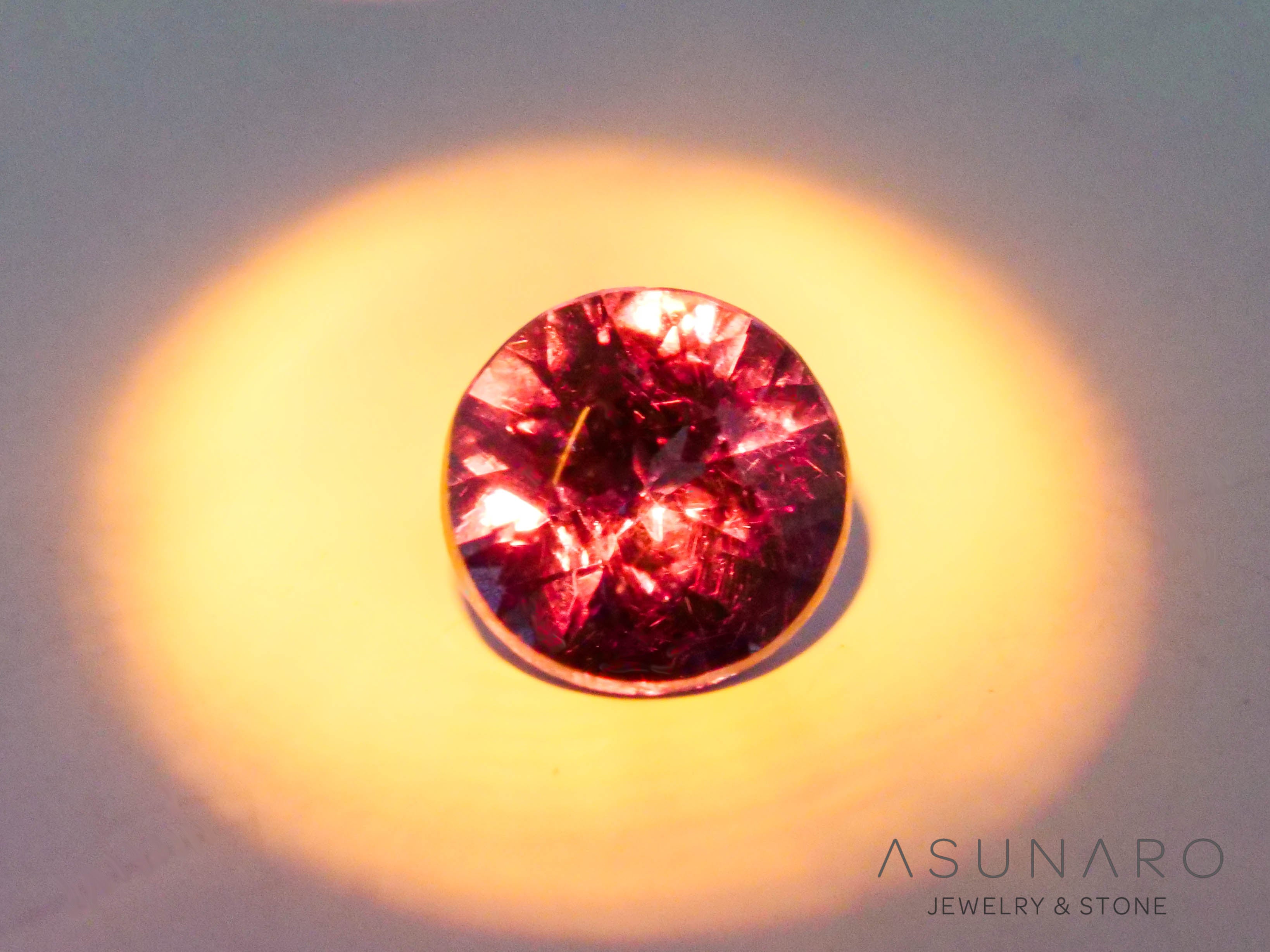 ベキリーブルーガーネット　ラウンドカット　 マダガスカル産　0.20ct【250117-2665】