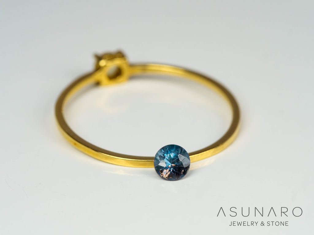 ベキリーブルーガーネット　ラウンドカット　 マダガスカル産　0.20ct【250117-2667】