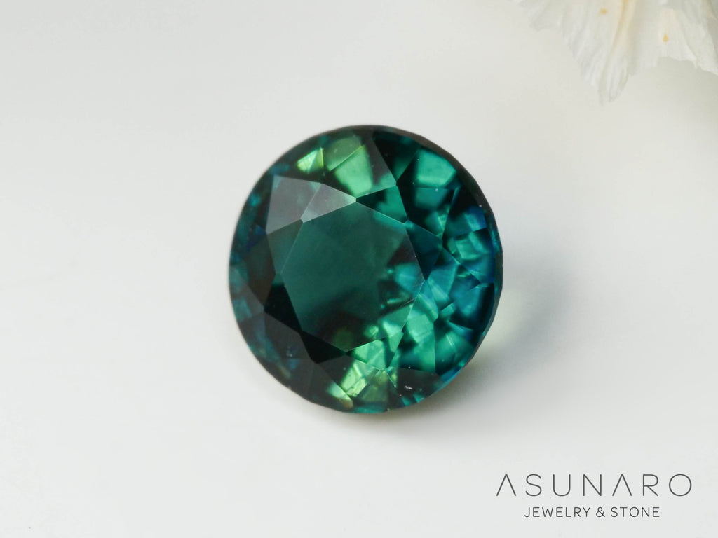 バイカラーラズライト　ラウンドカット　パキスタン産　0.20ct【241111-2700】