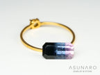 パーティーカラードトルマリン　エメラルドカット　アフガニスタン産　1.97ct【250203-2714】