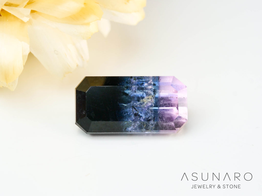 パーティーカラードトルマリン　エメラルドカット　アフガニスタン産　2.07ct【250203-2716】