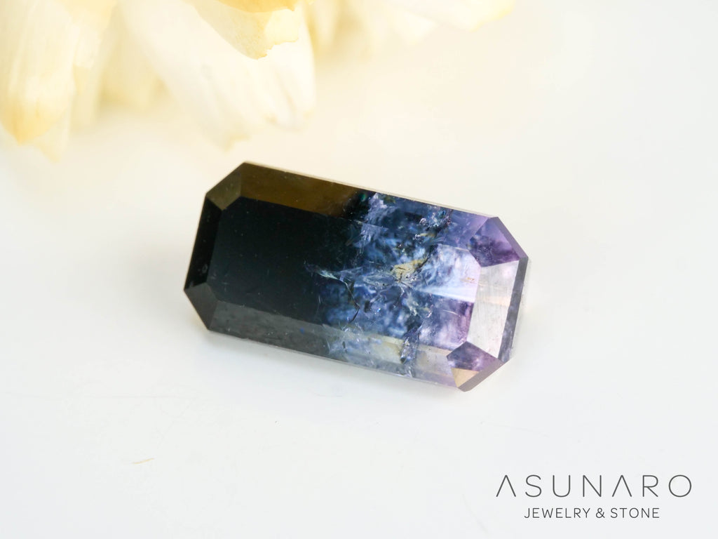 パーティーカラードトルマリン　エメラルドカット　アフガニスタン産　2.07ct【250203-2716】